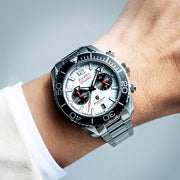 Duxot Tiburon Meca-Quartz Chronograph in Buff White #DX-2062-44