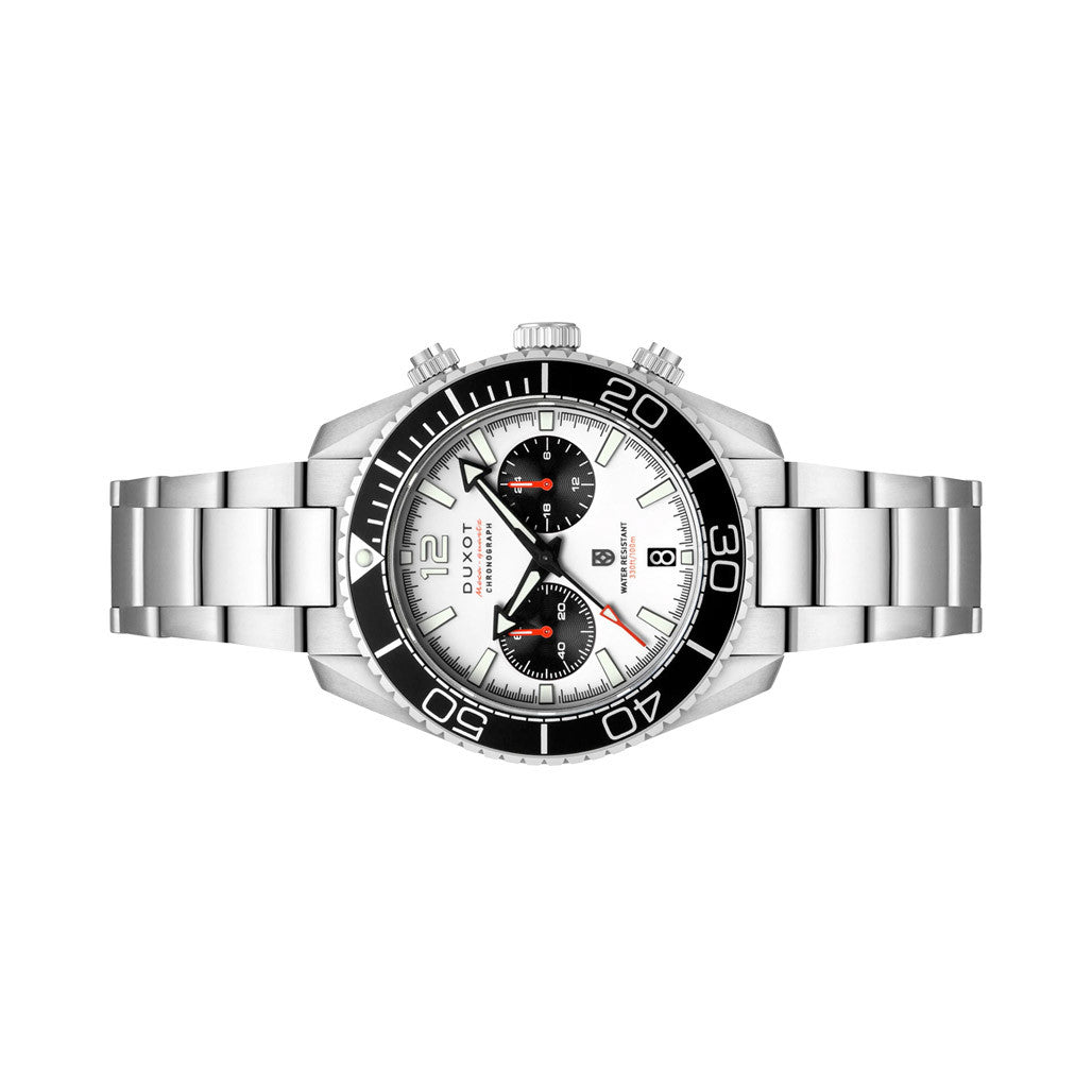 Duxot Tiburon Meca-Quartz Chronograph in Buff White #DX-2062-44