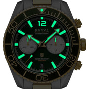 Duxot Tiburon Meca-Quartz Chronograph in Green Gold #DX-2062-55