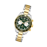 Duxot Tiburon Meca-Quartz Chronograph in Green Gold #DX-2062-55