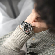 Duxot Accelero Chronograph with Pitch Black Dial #DX-2065-22