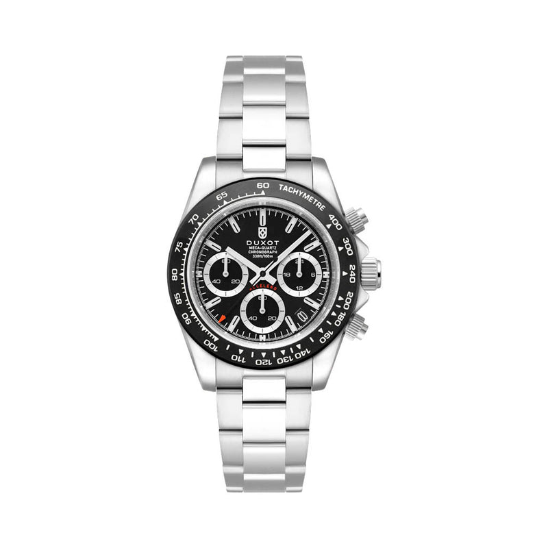 Duxot Accelero Chronograph with Pitch Black Dial #DX-2065-22