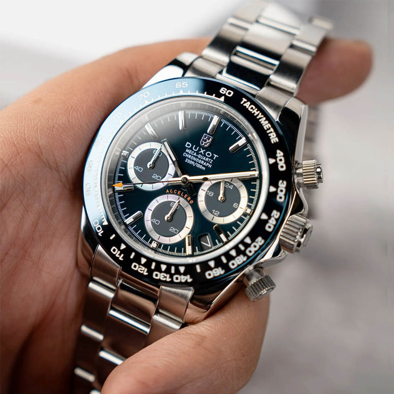 Duxot Accelero Chronograph with Cambridge Blue Dial #DX-2065-33
