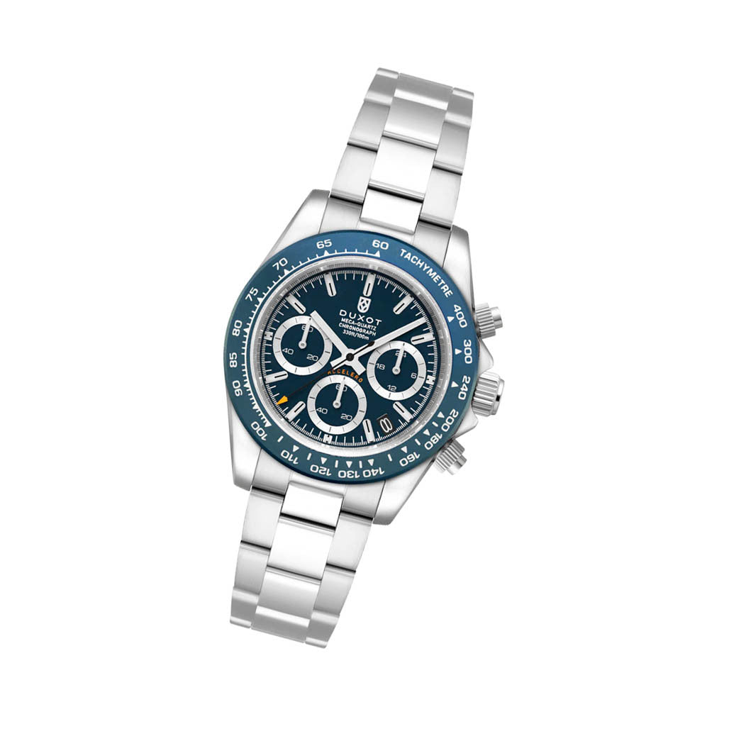 Duxot Accelero Chronograph with Cambridge Blue Dial #DX-2065-33