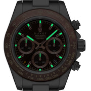 Duxot Accelero Chronograph with Chestnut Brown Dial #DX-2065-44