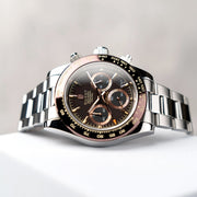 Duxot Accelero Chronograph with Chestnut Brown Dial #DX-2065-44
