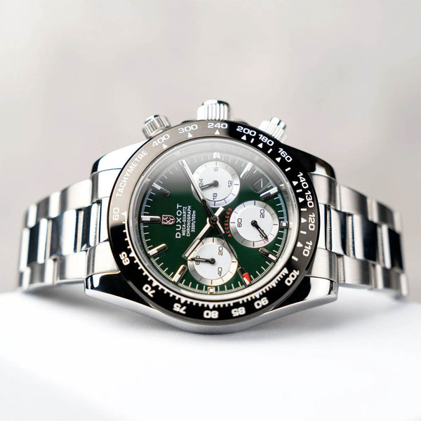 Duxot Accelero Chronograph with Jade Green Dial #DX-2065-55