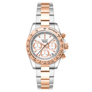 Duxot Accelero Chronograph with Cascading White Dial #DX-2065-77