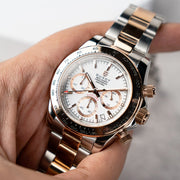 Duxot Accelero Chronograph with Cascading White Dial #DX-2065-77