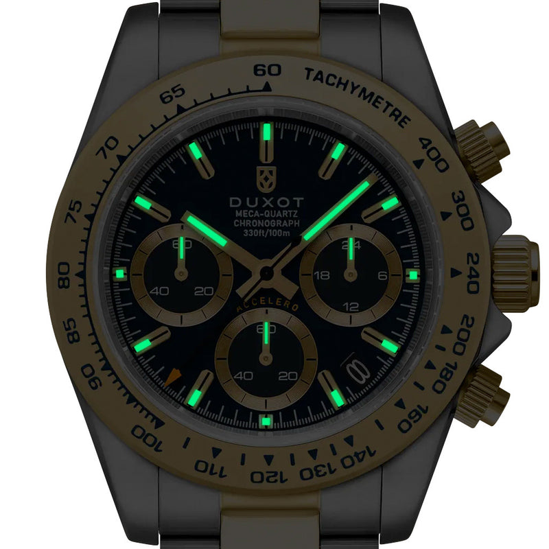 Duxot Accelero Chronograph with Oxford Blue Dial #DX-2065-88