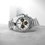 Duxot Accelero Chronograph with Star White Dial #DX-2065-AA