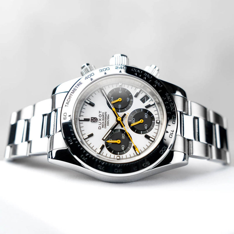 Duxot Accelero Chronograph with Star White Dial #DX-2065-AA