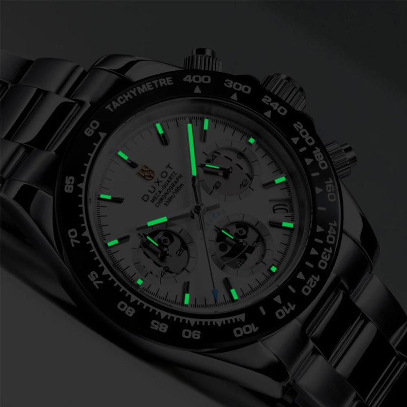 Duxot Accelero Chronograph Skeleton Edition Lunar Black #DX-2065-BB