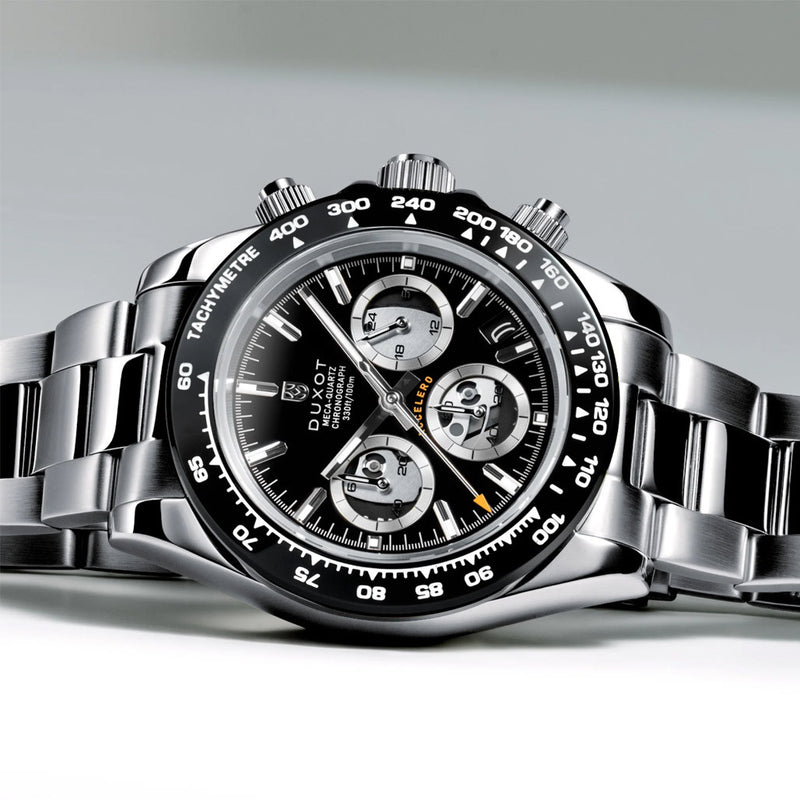 Duxot Accelero Chronograph Skeleton Edition Carbon Twilight #DX-2065-CC