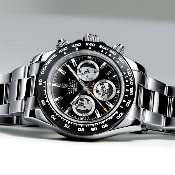 Duxot Accelero Chronograph Skeleton Edition Carbon Twilight #DX-2065-CC