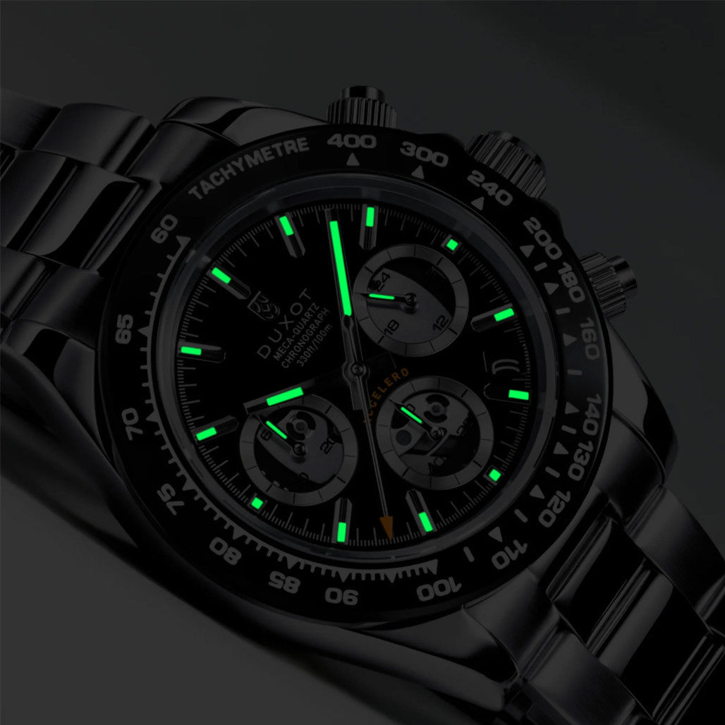 Duxot Accelero Chronograph Skeleton Edition Carbon Twilight #DX