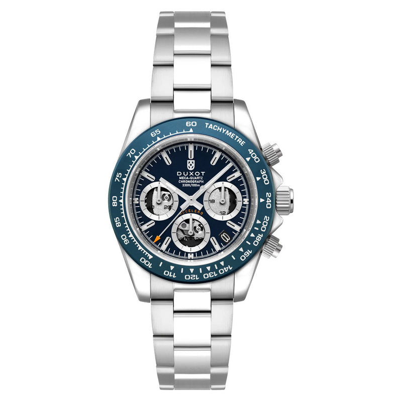 Duxot Accelero Chronograph Skeleton Edition Oceanic Blue #DX-2065-DD