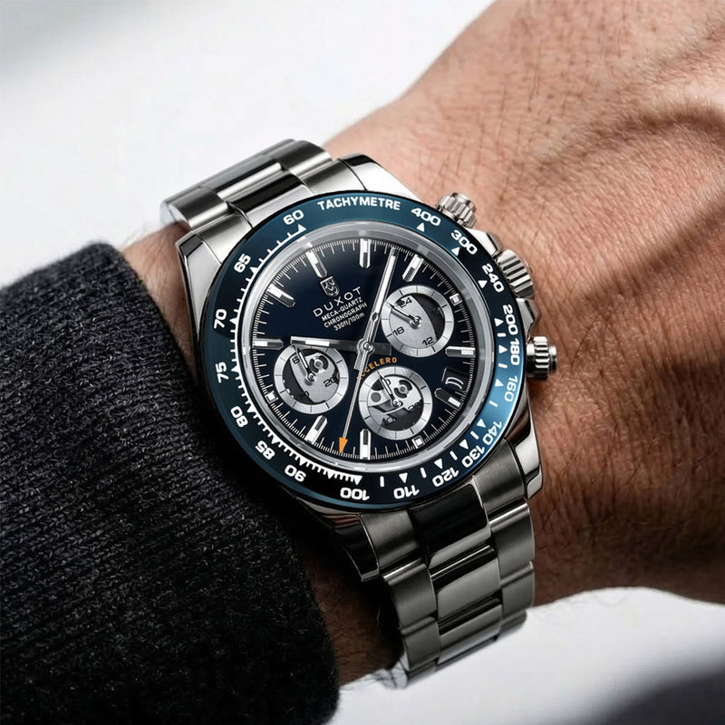 Duxot Accelero Chronograph Skeleton Edition Oceanic Blue #DX-2065-DD