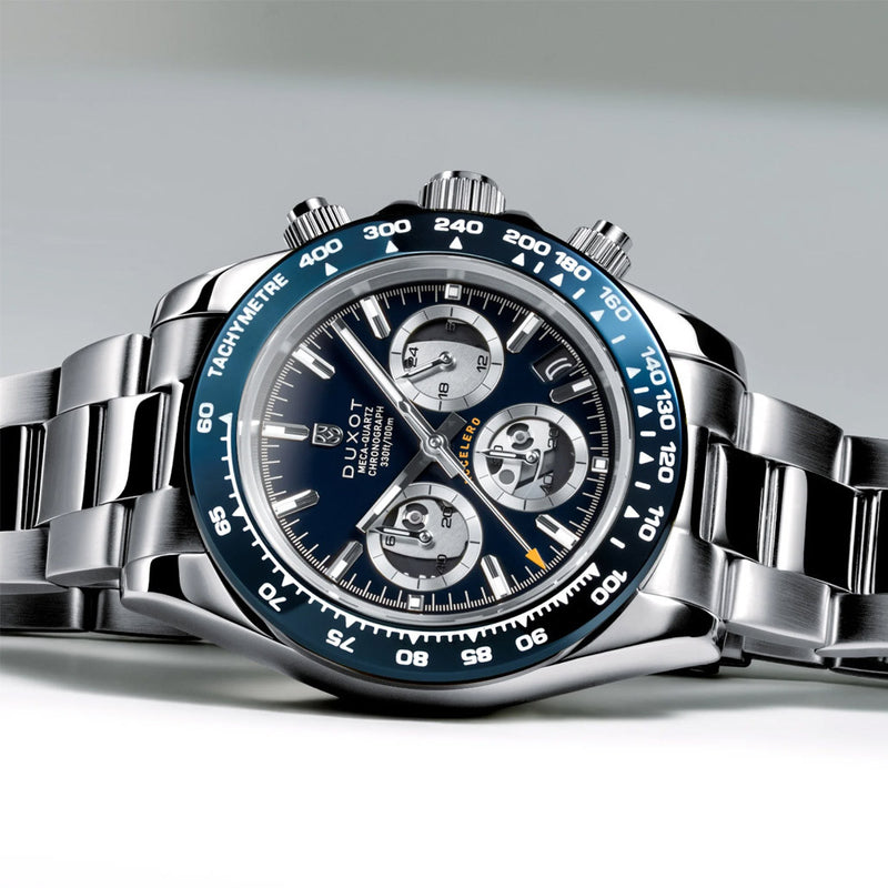 Duxot Accelero Chronograph Skeleton Edition Oceanic Blue #DX-2065-DD