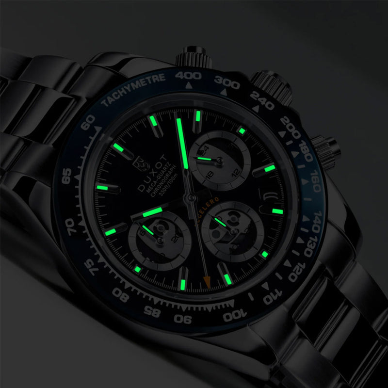 Duxot Accelero Chronograph Skeleton Edition Oceanic Blue #DX-2065-DD