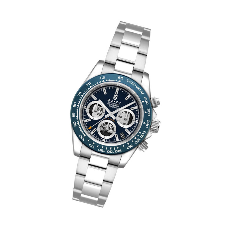 Duxot Accelero Chronograph Skeleton Edition Oceanic Blue #DX-2065-DD
