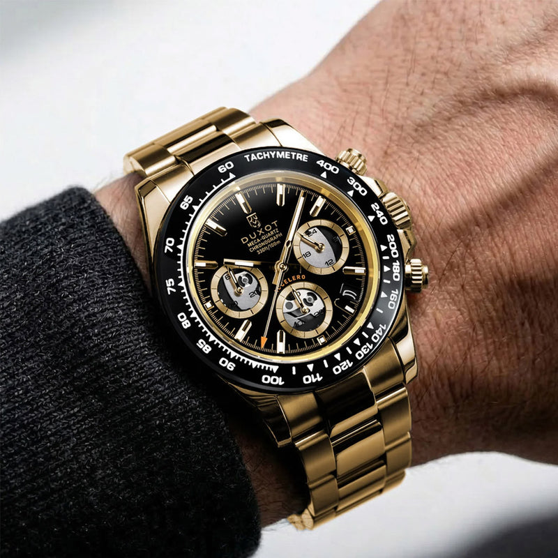 Duxot Accelero Chronograph Skeleton Edition Dark Opulence #DX-2065-EE