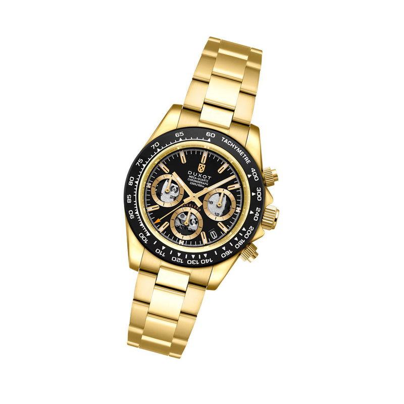 Duxot Accelero Chronograph Skeleton Edition Dark Opulence #DX-2065-EE