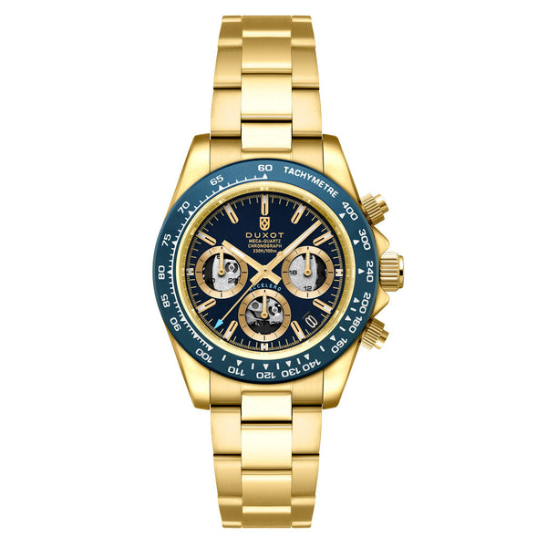 Duxot Accelero Chronograph Skeleton Edition Cerulean Shine #DX-2065-FF