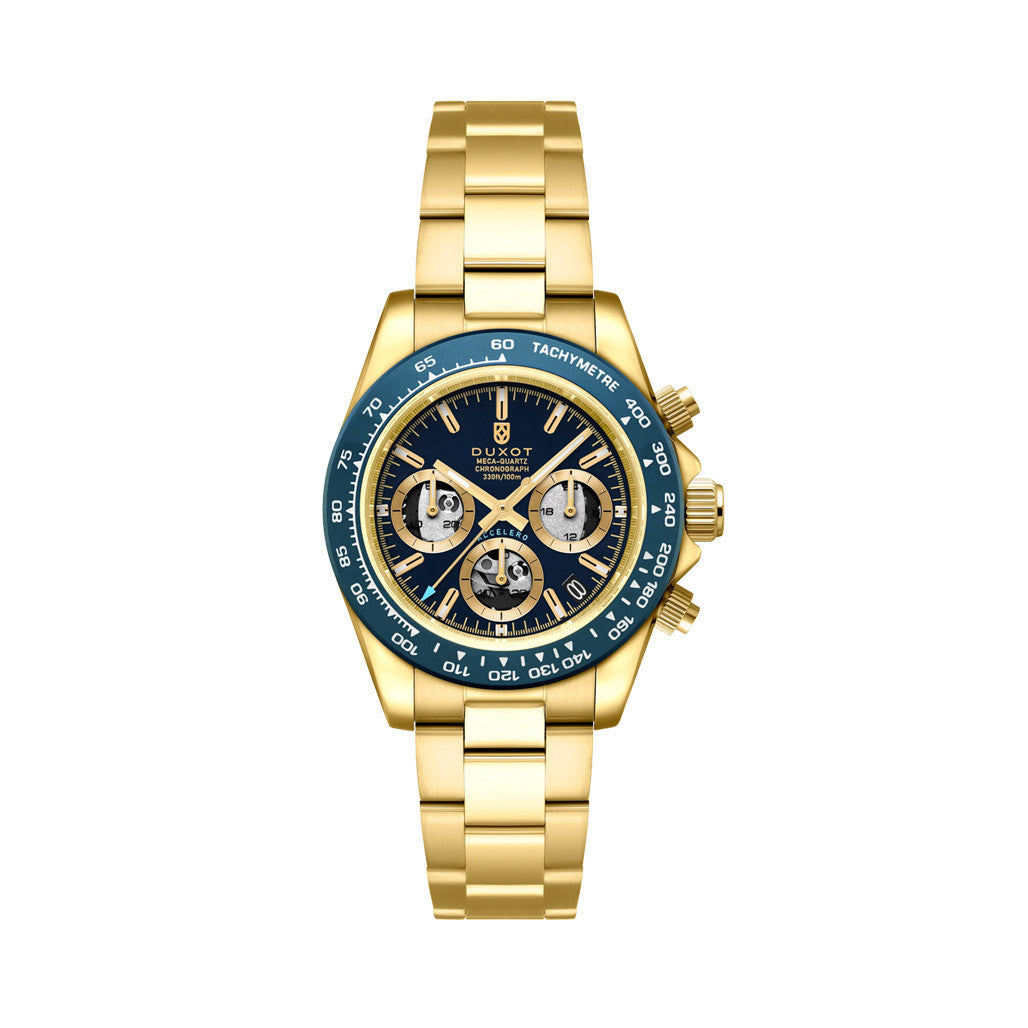 Duxot Accelero Chronograph Skeleton Edition Cerulean Shine #DX