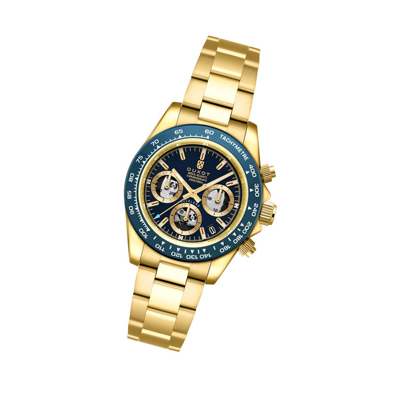 Duxot Accelero Chronograph Skeleton Edition Cerulean Shine #DX-2065-FF