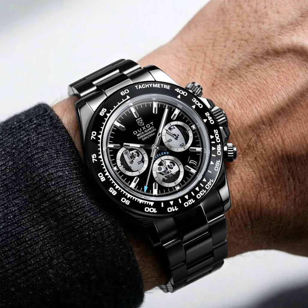 Duxot Accelero Chronograph Skeleton Edition Dark Infinity #DX-2065
