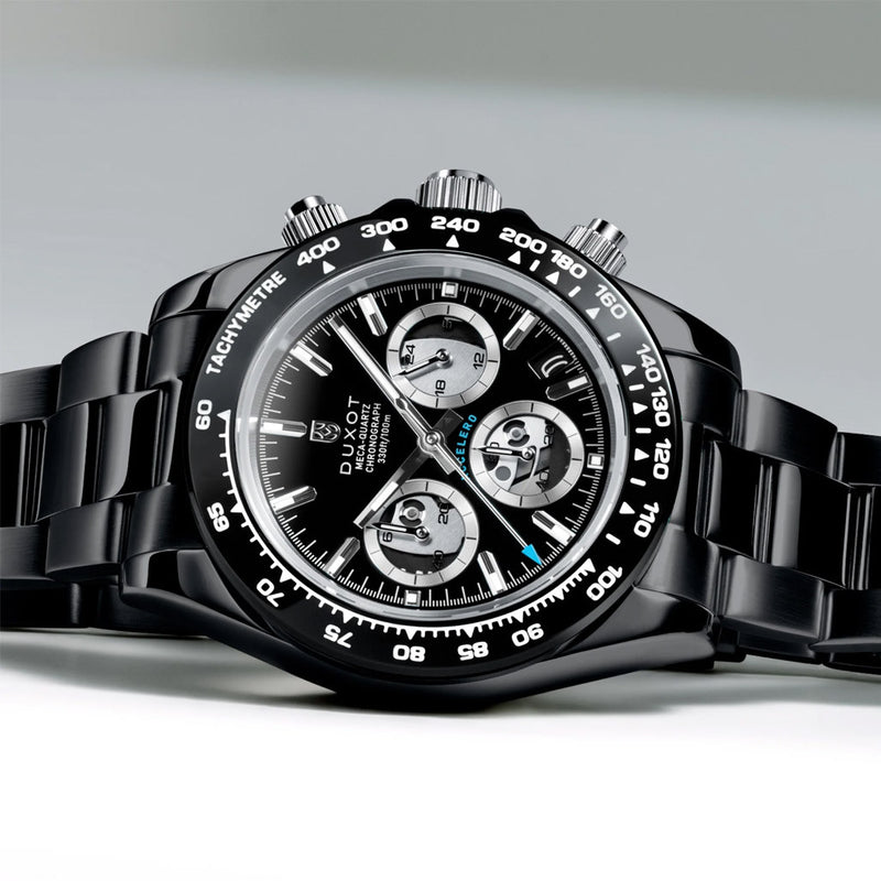 Duxot Accelero Chronograph Skeleton Edition Dark Infinity #DX-2065-GG