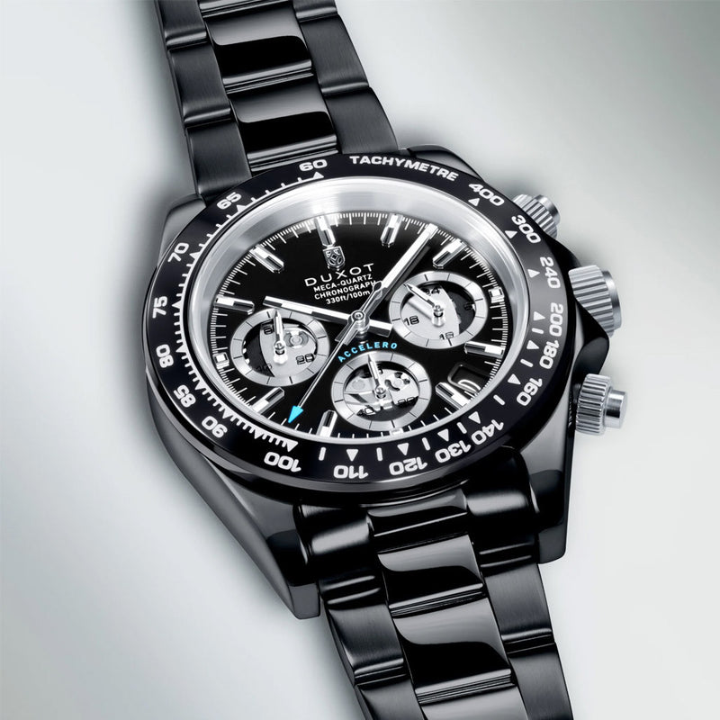 Duxot Accelero Chronograph Skeleton Edition Dark Infinity #DX-2065-GG