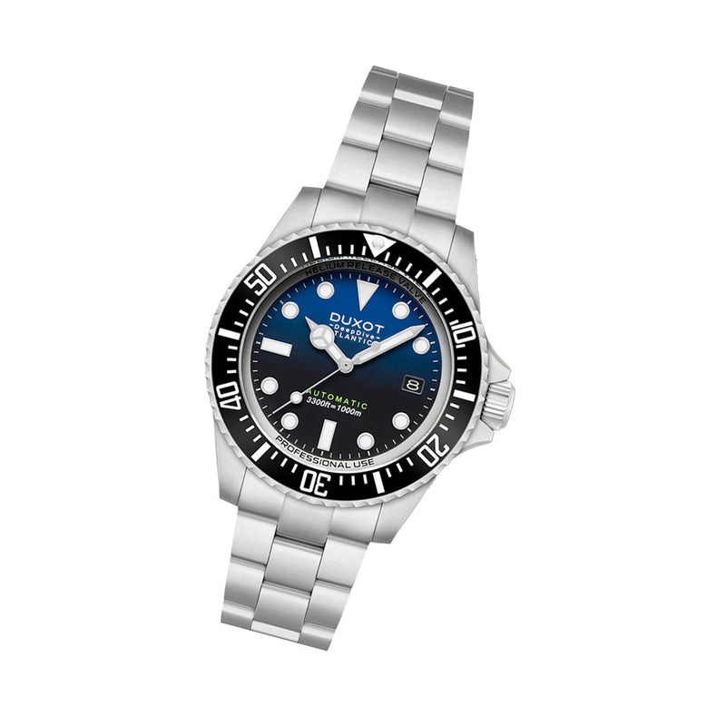 Duxot Atlantica Deep Dive Automatic Limited Edition Cobalt Blue Dial #DX-2066-11