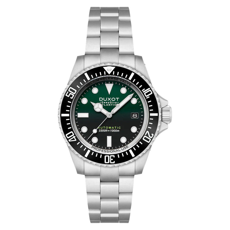 Duxot Atlantica Deep Dive Automatic Limited Edition Emerald Green Dial #DX-2066-22