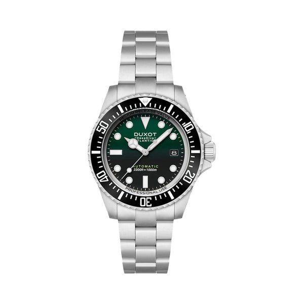 Duxot Atlantica Deep Dive Automatic Limited Edition Emerald Green Dial #DX-2066-22