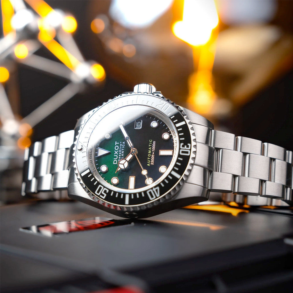 Duxot Atlantica Deep Dive Automatic Limited Edition Emerald Green