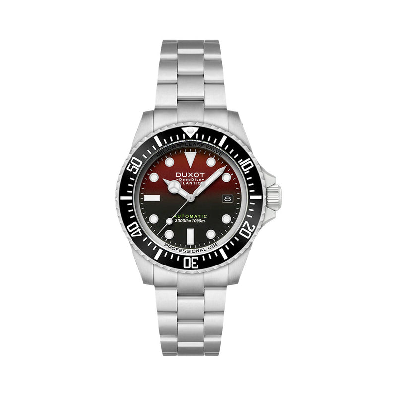 Duxot Atlantica Deep Dive Automatic Limited Edition Scarlet Red Dial #DX-2066-33