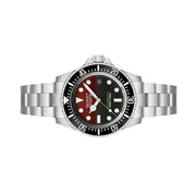Duxot Atlantica Deep Dive Automatic Limited Edition Scarlet Red Dial #DX-2066-33