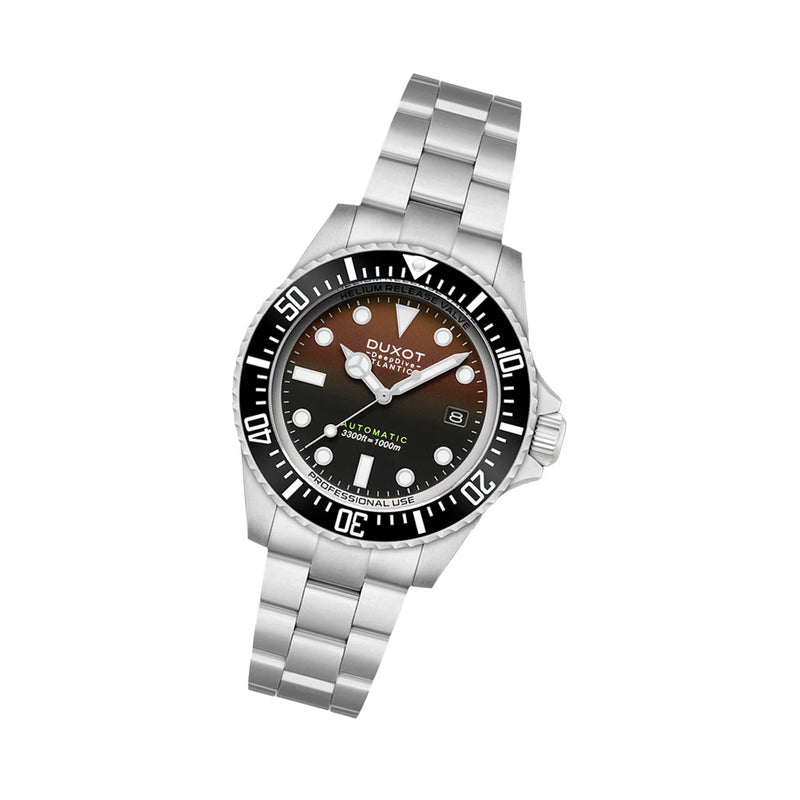 Duxot Atlantica Deep Dive Automatic Limited Edition Cacao Brown Dial #DX-2066-44