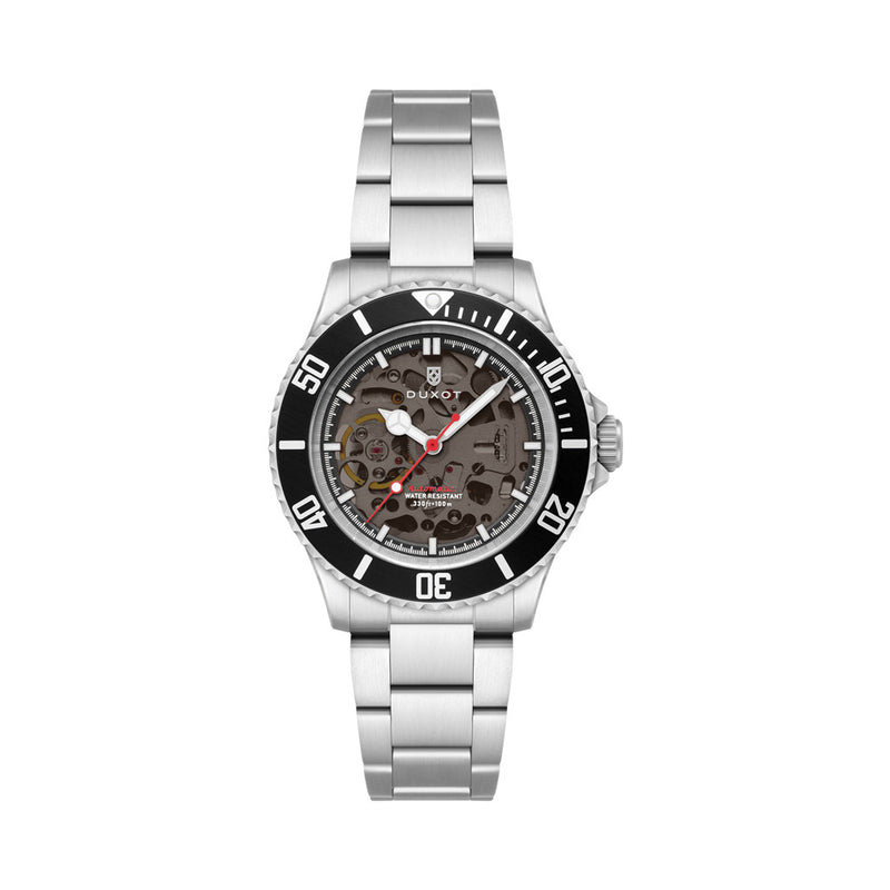 Duxot Atlantica Skeleton Automatic Black #DX-2067-11