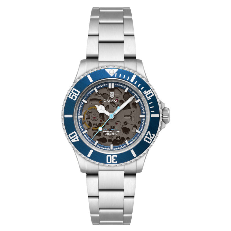 Duxot Atlantica Skeleton Automatic Blue #DX-2067-22