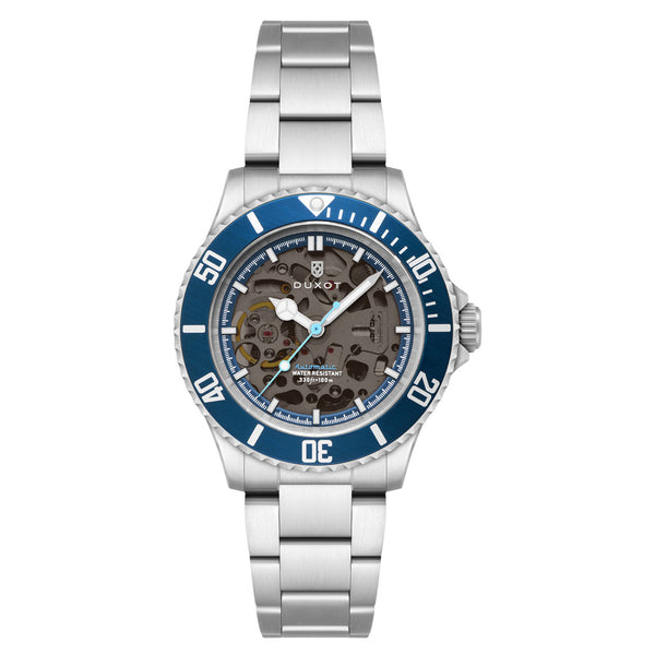 Duxot Atlantica Skeleton Automatic Blue #DX-2067-22