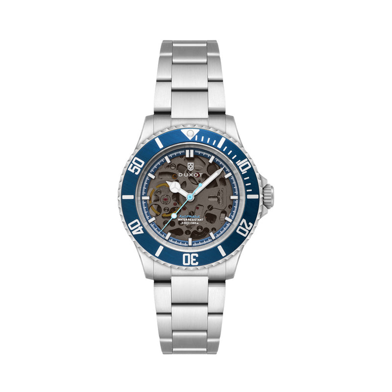 Duxot Atlantica Skeleton Automatic Blue #DX-2067-22