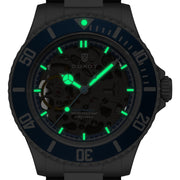 Duxot Atlantica Skeleton Automatic Blue #DX-2067-22