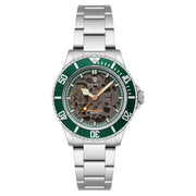 Duxot Atlantica Skeleton Automatic Green #DX-2067-33