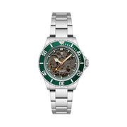 Duxot Atlantica Skeleton Automatic Green #DX-2067-33