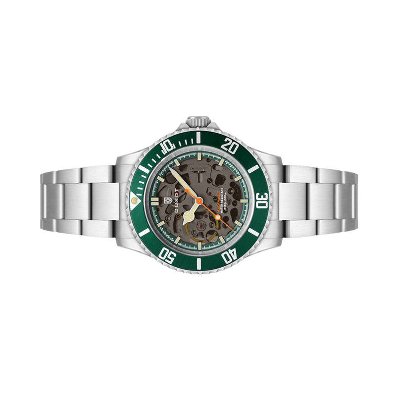 Duxot Atlantica Skeleton Automatic Green #DX-2067-33