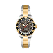 Duxot Atlantica Skeleton Automatic Two Tone Black #DX-2067-44