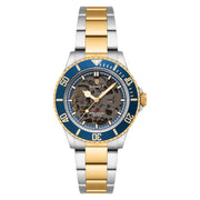 Duxot Atlantica Skeleton Automatic Two Tone Blue #DX-2067-55